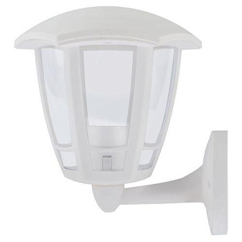 Светильник светодиодный садово-парковый ДБУ 07-8-005 3000К Дели 1 8Вт 3000К IP44 6 гранный настенный бел. Эра Б0064225