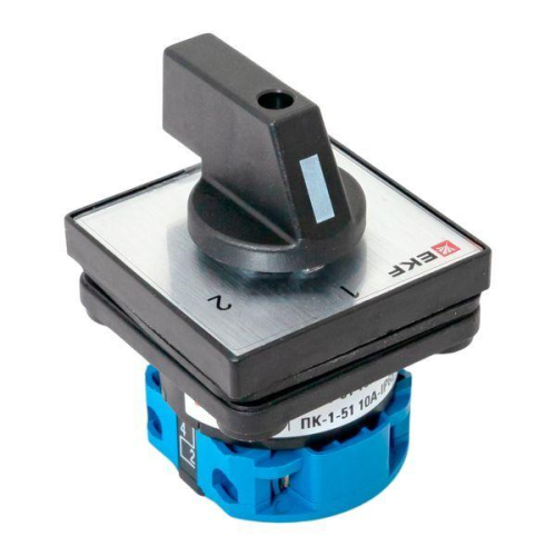 Переключатель кулачковый ПК-1-51 1п 10А "1-2" IP65 EKF pk-1-51-10-65