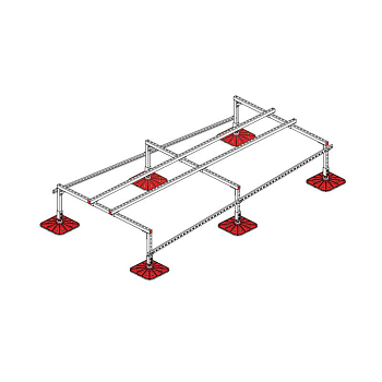 Конструкция опорная для установки оборудования TECHNORAPTOR FOOT 1500х3000 тип 4 KM-TR-F-SSEI-1500-3000-4 КМ TR0034