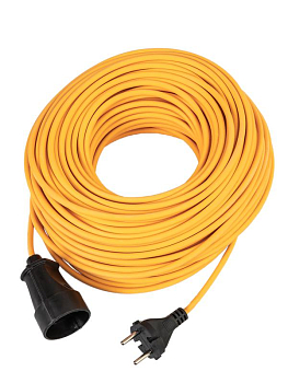 Удлинитель-шнур 1х50м 10A 220В 2200Вт ПВС 2*0.75 УХ10 Россия УХ10 КОСМОС YSHKsm50m-1g(10A)S