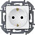 Розетка 1-м СП Inspiria 16А IP20 250В 2P+E немецк. стандарт механизм бел. Leg 673720