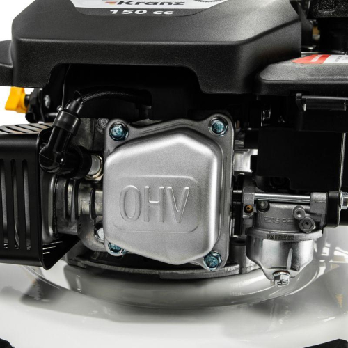 Газонокосилка бензиновая KR-430NSP несамоходная 150куб.см 43см Kranz KR-16-1235