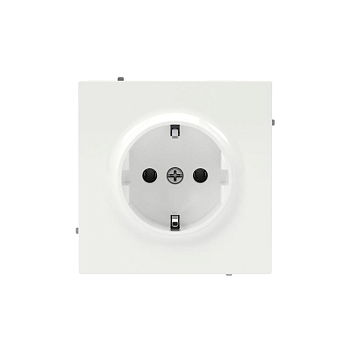 Розетка силовая KANT 2P+E без шторки бел. магнолия DKC 7000033