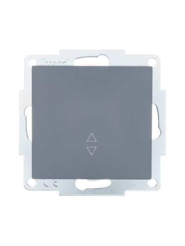 Переключатель проходной 1-кл. СП Vesna механизм графит LEZARD 742-3488-105