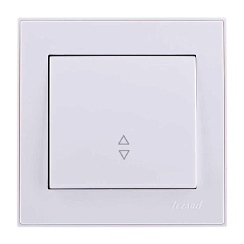 Переключатель проходной 1-кл. СП Rain 10А IP20 бел. LEZARD 703-0202-105
