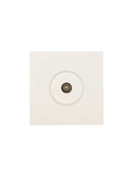 Розетка ТВ оконечная СП ZIMA IP20 слон. кость LEZARD 704-9088-130