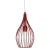Светильник "Сохо" 211 НСБ 01-60-171 (ИМ) подвесной красн. Элетех 1005405070