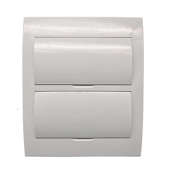 Бокс пластиковый ЩРВ-П-24 IP41 бел. (бел. дверца) Rexant 11-0225