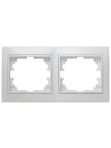 Рамка 2-м СП Plano 1-502-01 гор. бел. Intro Б0027625