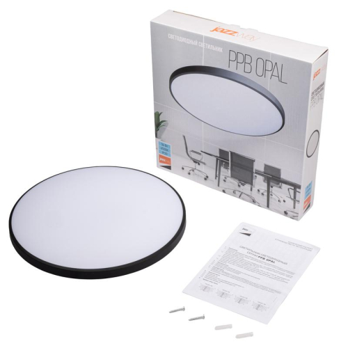 Светильник светодиодный PPB OPAL 36Вт 6500К IP20 BL d300X55 декоративный JazzWay 5065390
