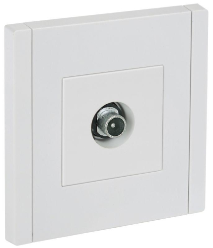 Розетка TV проходная FORTE&PIANO FP229 бел. IEK FP-A10-P-K01