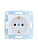 Розетка 1-м СП ASTI 16А IP20 с заземл. термопласт механизм бел. LEZARD 7081-0288-122B