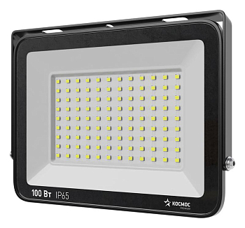 Прожектор светодиодный PREMIUM 100Вт 6500К 10000лм IP65 КОСМОС KOS_PR_LED_100