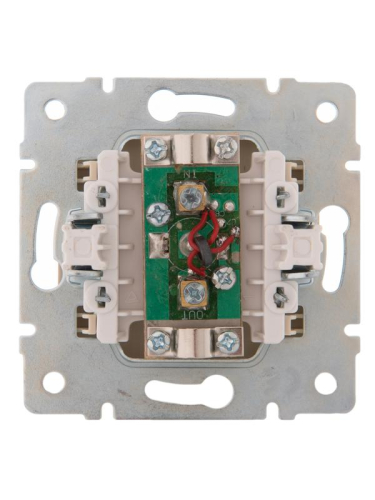 Розетка телевизионная проходная TV СП Karina механизм крем. LEZARD 707-0388-129