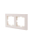 Рамка 2-местн. горизонт. VESNA кремов. LEZARD 742-0300-147 Рамка 2-местн. горизонт. VESNA кремов. LEZARD 742-0300-147