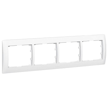 Рамка 4-м Galea Life бел. Leg 771004