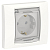 Розетка 1-м СП 2мод. Unica New 16А IP44 с заземл. защ. шторки с крышкой бел. SchE NU003718