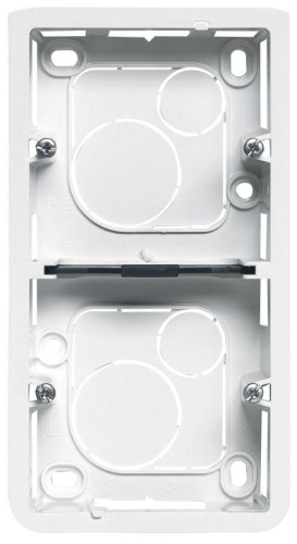 Коробка монтажная ОП Mosaic 5мод. Г=40мм вертикал. Leg 080282