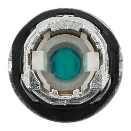 Механизм переключателя исполнительный ХB4 зел. на 3 положения возвратный без фиксации с подсветкой с короткой ручк IP65 EKF XB4BD3L-G-65