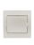 Выключатель 1-кл. СП Deriy 10А жемчуж./бел. метал. LEZARD 702-3030-100