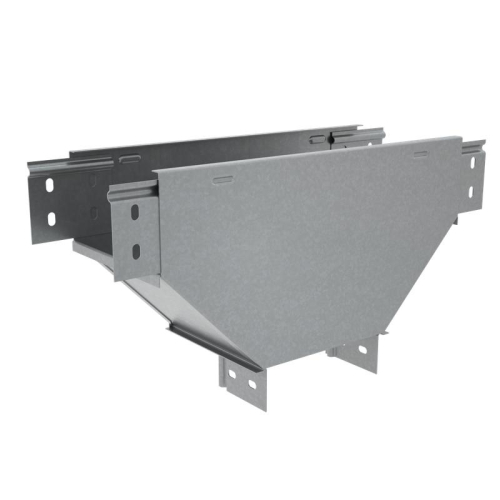 Отвод для лотка Т-образ. вертикал. вниз с разворотом трассы на 90град. 150х100 сталь 1мм "ПЛЮС" TDVplus90-100-150 КМ PL3630