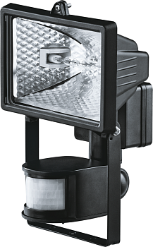 Прожектор 94 609 NFL-SH1-150-R7s/BL 150Вт R7s IP44 (ИО 150вт черн. с датчиком движ.) Navigator 94609