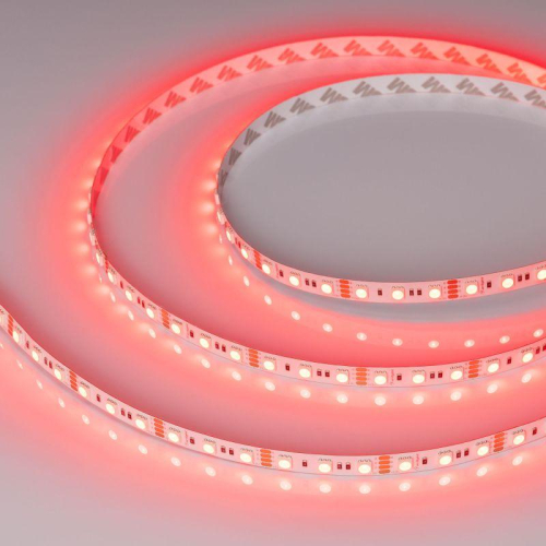 Лента светодиодная RT-B72-10mm 12V RGB 15Вт/м IP20 5060 (уп.5м) Arlight 016246(2)