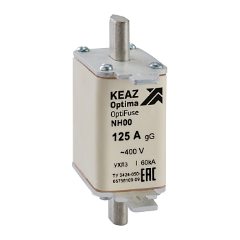 Вставка плавкая OptiFuse NH00 10 400AC 0 gG УХЛ3 КЭАЗ 144608