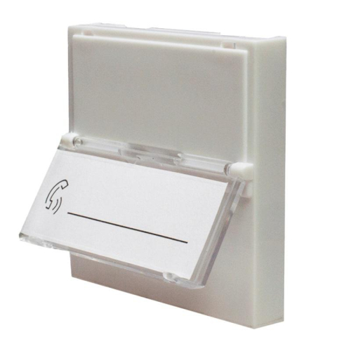 Панель лицевая 1 порт 45х45 Keystone шторка откидное маркиров. окно (DIY) SUPRLAN 10-0301-1