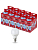 Лампа светодиодная RED LINE LED P45-10W-840-E14 R 10Вт P45 шар 4000К нейтр. бел. E14 Эра Б0050233