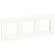 Рамка 3-м UNICA STUDIO бел. SchE NU200618