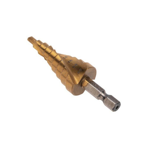 Сверло ступенчатое по металлу ТИТАН 4.0-20.0мм Kranz KR-12-6611