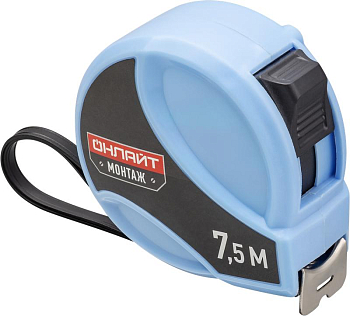 Рулетка 80 911 OMT-Ru03-7.5-25 7.5мх25мм ОНЛАЙТ 80911