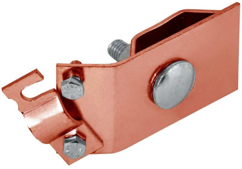 Держатель проводника круглого 6-10мм желоб водостока медь IEK ZDP80-50-8-16