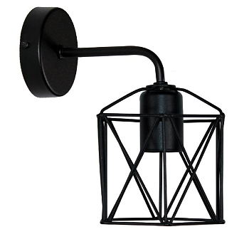 Светильник "Стелла" 511 НББ 01-60-164 Е27 (ИМ) настенный черн. муар Элетех 1005405035