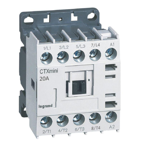 Мини-контактор CTX3 4п (4НО) 20А кат. 24В AC Leg 417140