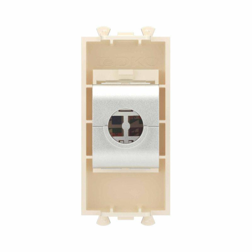 Розетка компьютерная 1мод. Avanti "Ванильная дымка" RJ45 кат.6 без шторок экранир. модульная механизм DKC 4405791