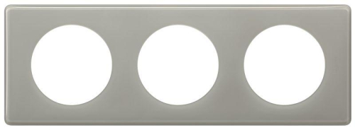 Рамка 3-м Celiane сер. глянец Leg 066603