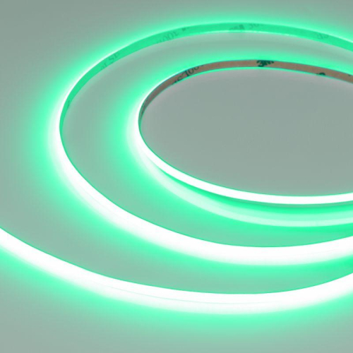 Лента светодиодная COB-X480-4mm 24V Green 4Вт/м IP20 (уп.5м) Arlight 046906