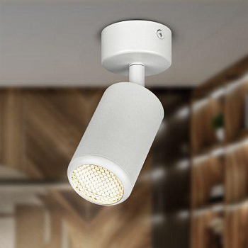 Светильник OL55 MR16 GU10 IP20 WH настенно-потолочный спот бел. ЭРА Б0061883