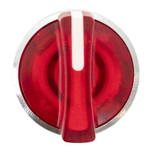 Механизм переключателя исполнительный ХB4 красн. на 3 положения возвратный без фиксации с подсветкой с короткой ручк IP65 EKF XB4BD3L-R-65