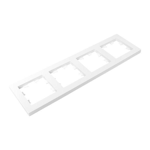 Рамка 4-м Эпика пластик бел. EKF UP1-FPW-04