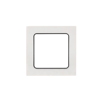 Рамка 1-м Стокгольм бел. с линией цвета черн. PROxima EKF EXM-G-304-10