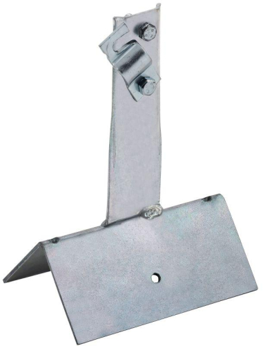 Держатель проводника круглого 6-10мм шир. конька винт. H=80мм оцинк. сталь HDZ IEK ZDP81-14-4-16-80