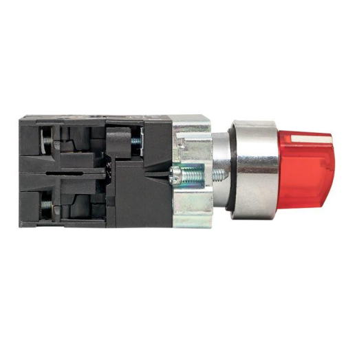 Переключатель BD21 2P с красн. подстветкой 230В NO PROxima EKF xb2-bk21-r-230