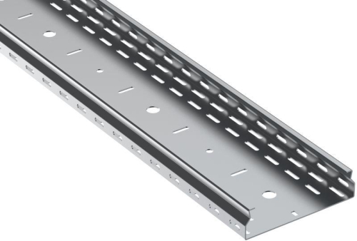 Лоток листовой перфорированный ESCA 7 50х200 L2500 сталь 1.5мм IEK CLP10-050-200-150-D25