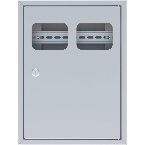 Щит ЯУР на 2 счетчика с двумя DIN-рейками (400х300х150) Basic EKF uerm-din-400-2