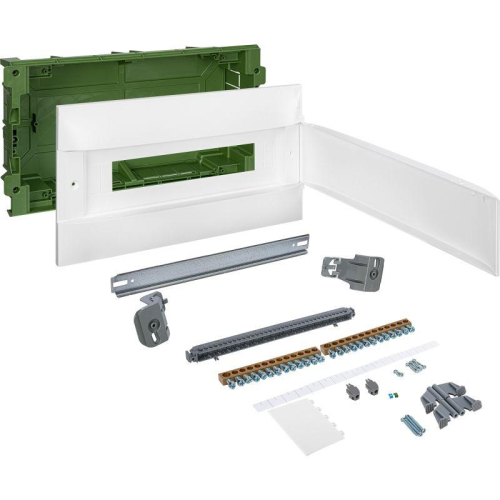 Щиток пластиковый встраиваемый Practibox S (в полые стены) 1х18 бел. дверь Leg 137566