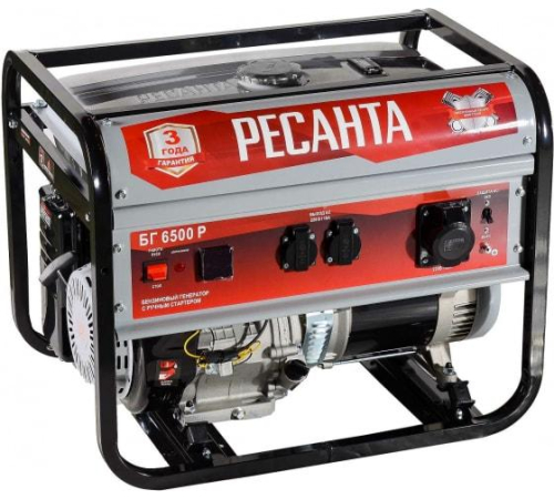 Электрогенератор БГ 6500 Р Ресанта 64/1/45