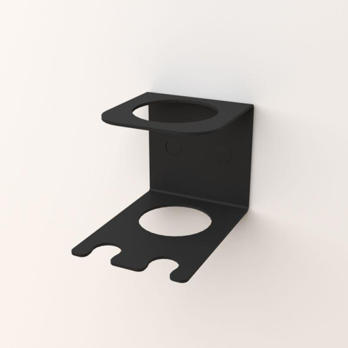 Держатель для хранения электрических зубных щеток и насадок монтаж без сверления черн. Rexant 38-0715